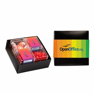 4 Piece Sweet Box Gift Set - Candy by Color Mix - Custom Canvas Now