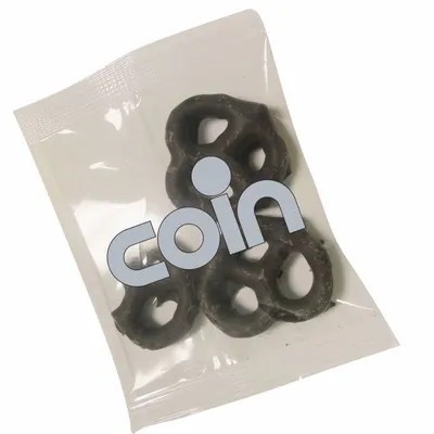 1/2oz. Snack Packs - Milk Chocolate Mini Pretzels - Custom Canvas Now