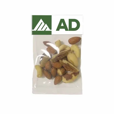 Small Header Bags - Deluxe Mixed Nuts - Custom Canvas Now