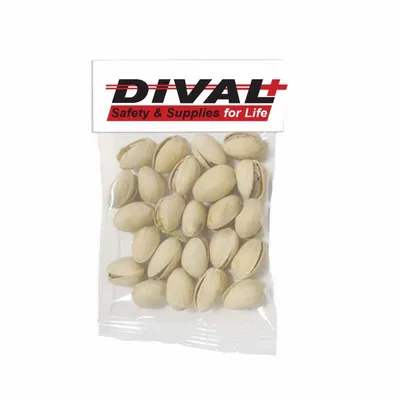 Small Header Bags - Jumbo Salted Pistachios - Custom Canvas Now
