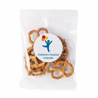 1/2oz. Snack Packs - Salted Mini Pretzels - Custom Canvas Now