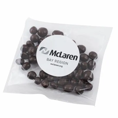2oz. Handfuls - Dark Chocolate Espresso Beans - Custom Canvas Now