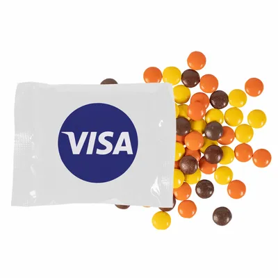 2oz. Handfuls - Reese's Pieces - Custom Canvas Now