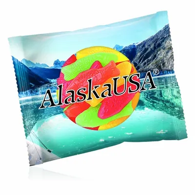 2oz. Full Color DigiBag™ with Assorted Fish - Custom Canvas Now