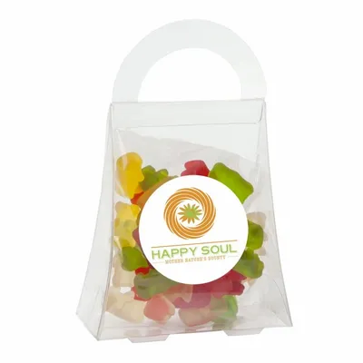 Clever Candy Purse Acetate Box with Gummy Bears - Custom Canvas Now