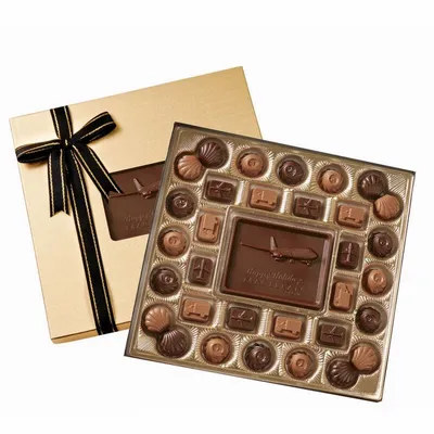 Classic Custom Chocolate Delights Gift Box - Custom Canvas Now