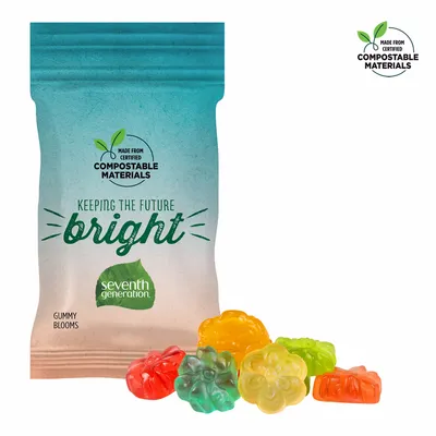 1oz ECO-Digibag, Compostable & Full Color, Gummy Blooms - Custom Canvas Now