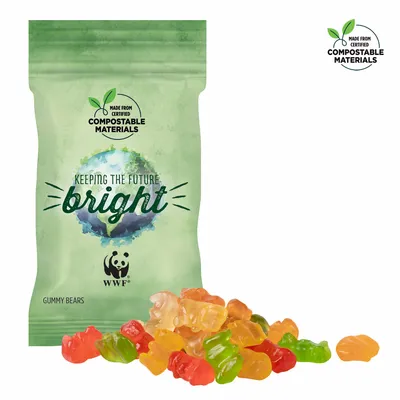 1oz ECO-Digibag, Compostable & Full Color, Gummy Bears - Custom Canvas Now