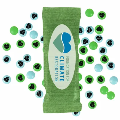 Full Color Tube DigiBag™ with Imprinted Chocolate Buttons - Custom Canvas Now
