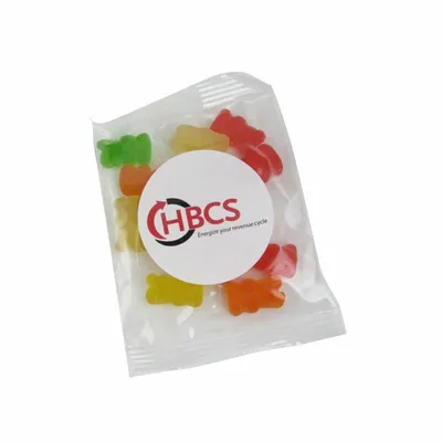 Clever Candy 1oz. Goody Bags - Gummy Bears - Custom Canvas Now
