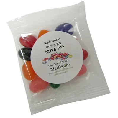 1oz. Goody Bags - Jelly Beans - Custom Canvas Now