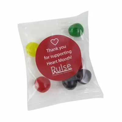 1oz. Goody Bags - Sour Balls - Custom Canvas Now
