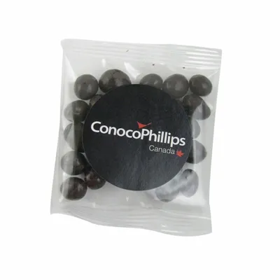 1oz. Goody Bags - Dark Chocolate Espresso Beans - Custom Canvas Now