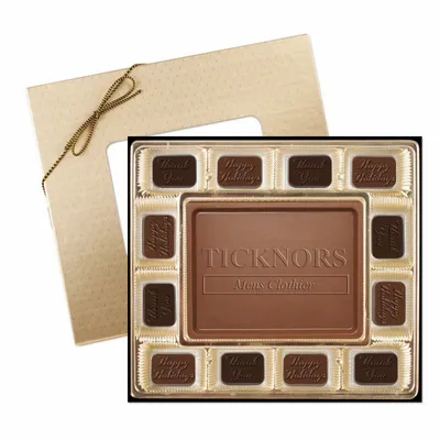 Small Custom Chocolate Delight Gift Box 7" - Custom Canvas Now