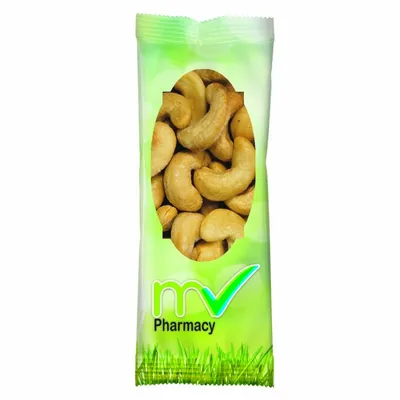 Full Color Tube DigiBag™ with Jumbo Salted Cashews - Custom Canvas Now