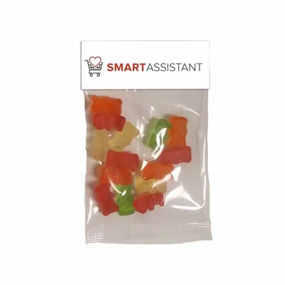 Clever Candy Small Header Bags - Gummy Bears - Custom Canvas Now