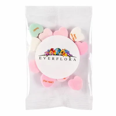1/2 oz. Snack Pack - Imprinted Conversation Hearts - Custom Canvas Now