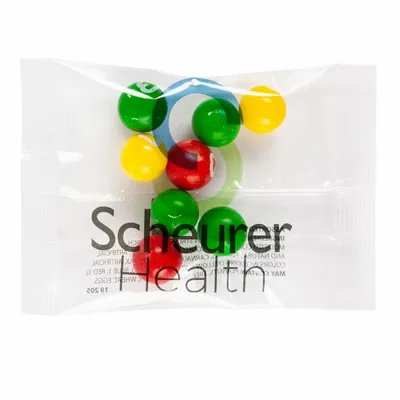 1/2 oz. Snack Pack - Imprinted Gumballs - Custom Canvas Now