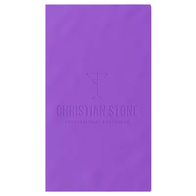 Custom Debossed Guest Towel Napkin - Custom Canvas Now