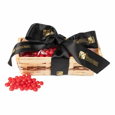 Gift Basket with Cinnamon Imperials - Custom Canvas Now