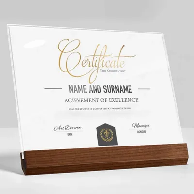 Paper Certificates - Custom Canvas Now