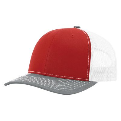 RED/WHITE/HEATHER GRAY RED/WHITE/HEATHER GRAY - Custom Canvas Now