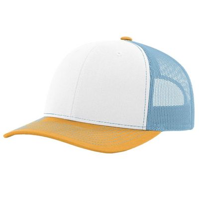 WHITE/COLUMBIA BLUE/YELLOW WHITE/COLUMBIA BLUE/YELLOW - Custom Canvas Now