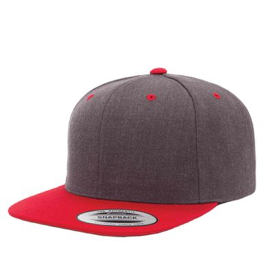 DARK HEATHER/RED DARK HEATHER/RED - Custom Canvas Now