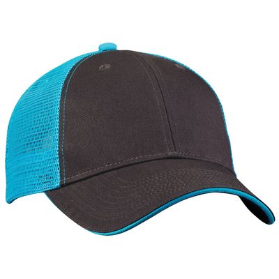 CHARCOAL/NEON BLUE CHARCOAL/NEON BLUE - Custom Canvas Now