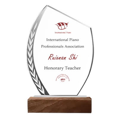 Pointed Crystal Trophy - Custom Canvas Now