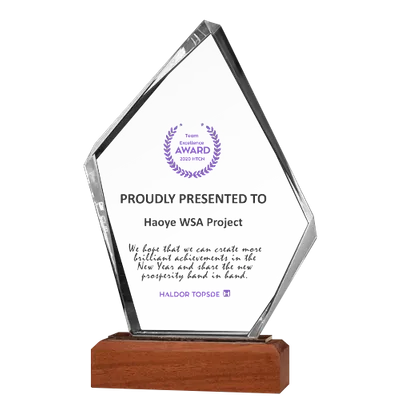 Pointed Crystal Trophy - Custom Canvas Now