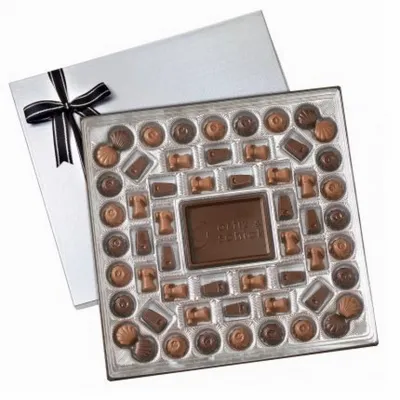 Large Custom Chocolate Delights Gift Box ( 1 1/2 lbs.) - Custom Canvas Now