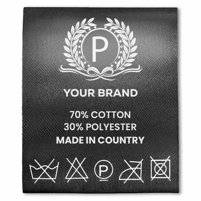 Printed Care Labels - Custom Canvas Now
