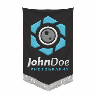 Embroidered Pennant - Custom Canvas Now