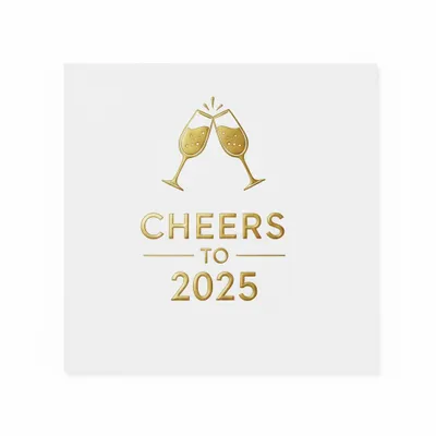 New Years Napkins - Custom Canvas Now