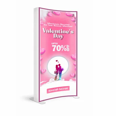 SEG Curved Lit Display - Custom Canvas Now