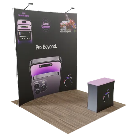 8’ x 8’ Trade Show Displays - Custom Canvas Now