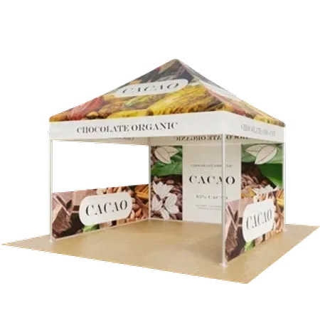 Outside Trade Show Displays - Custom Canvas Now