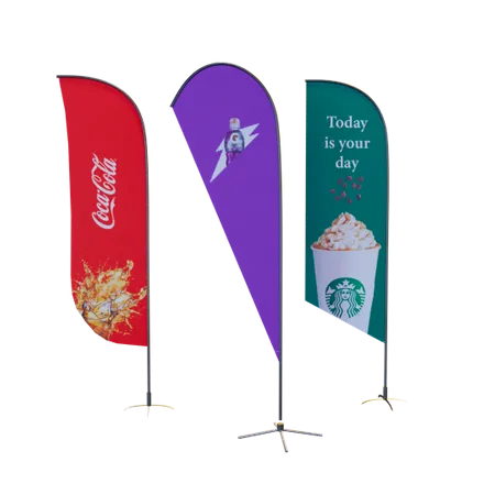 Tradeshow Flags - Custom Canvas Now