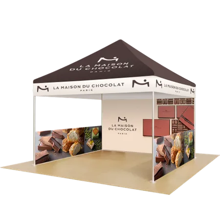 Présentoirs extérieurs pour salons professionnels - Custom Canvas Now