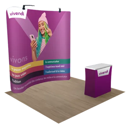 Présentoirs à fermeture éclair - Custom Canvas Now