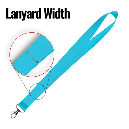 Lanyard Width Lanyard Width - Custom Canvas Now