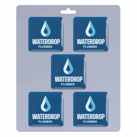 5 pack_Square Lapel Pin 1.25 inch - Custom Canvas Now