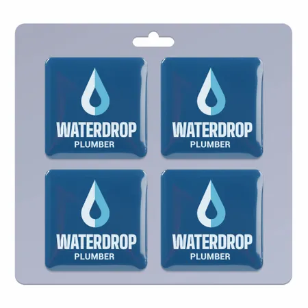 4 pack_Square Lapel Pin 1.25 inch - Custom Canvas Now