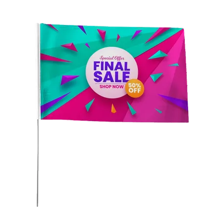 Hand Flag - Custom Canvas Now