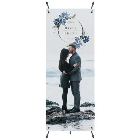 Adjustable X Banner Stands - Custom Canvas Now