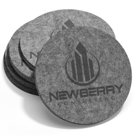 Absorbent Felt Coaster - Custom Canvas Now