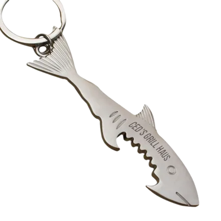 Shark Bottle Opener Keychain - Custom Canvas Now