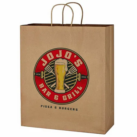 Custom Kraft Brown Paper Bag Custom Kraft Brown Paper Bag - Custom Canvas Now
