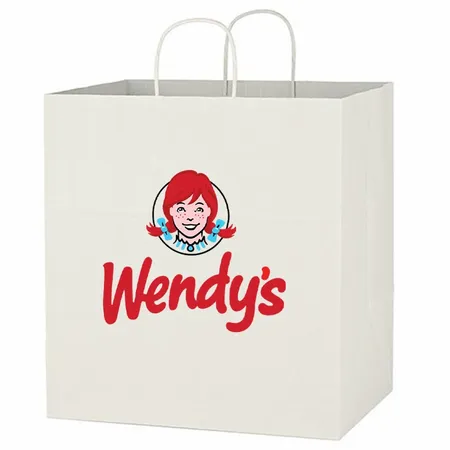 Custom Kraft White Paper Bag Custom Kraft White Paper Bag - Custom Canvas Now